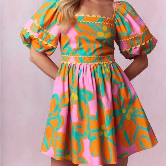 Peach Love California Dresses & Skirts - SUMMER DAYS MINI DRESS